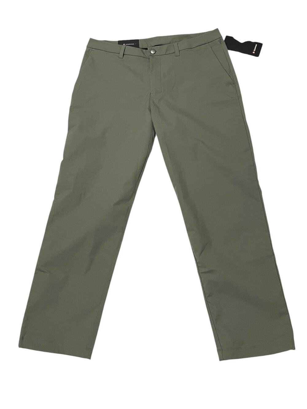 NWT Lululemon Men's ABC Classic Fit Trouser 30L *Smooth Twill - Gray Sage - 36